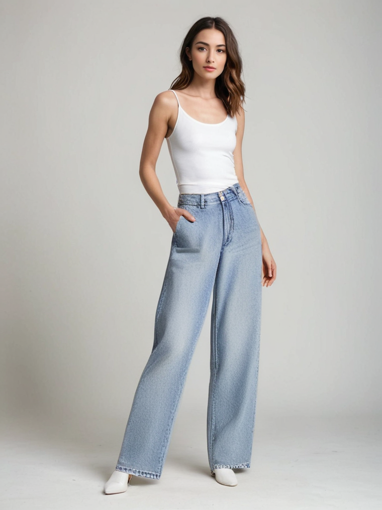 Jeans Vintage Utsvängda