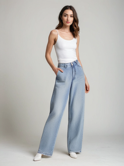 Jeans Vintage Utsvängda