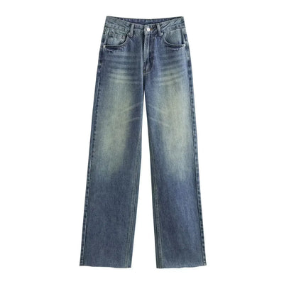 Jeans med utsvängda ben