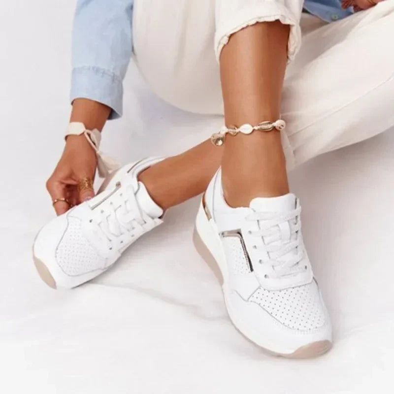 Somriga damsneakers med luftig design och elegant look
